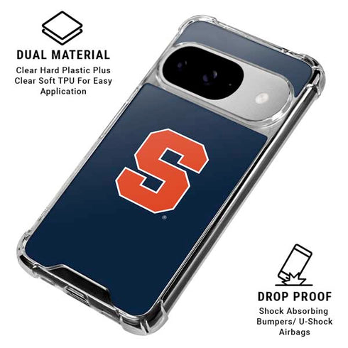 Syracuse University S Logo Google Pixel 10 Clear Case